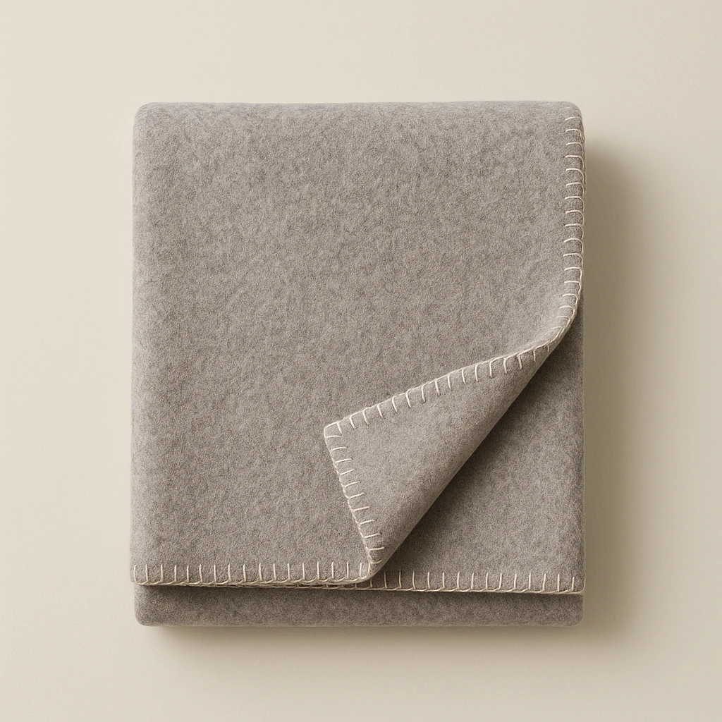 Linden Wool Throw Blanket