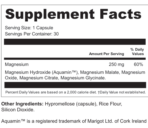 Supplement Facts for Stoneflow